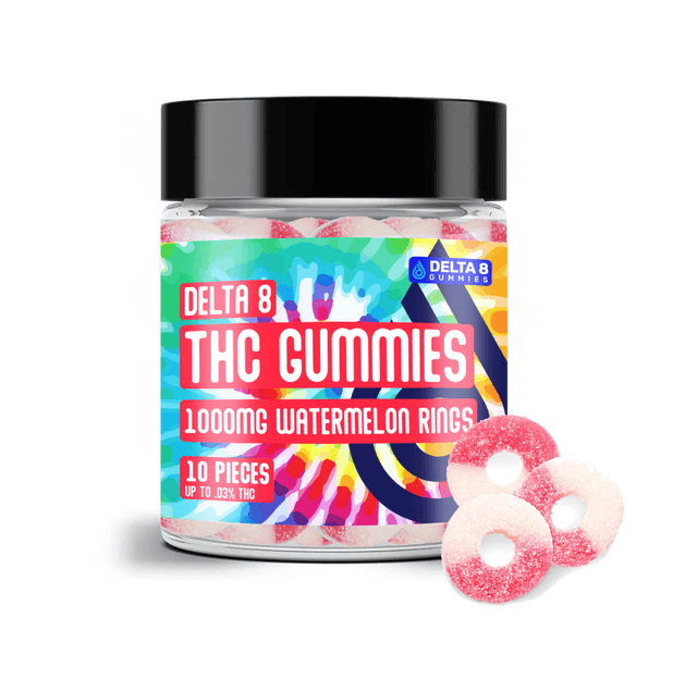 Delta 8 Watermelon Rings edibles