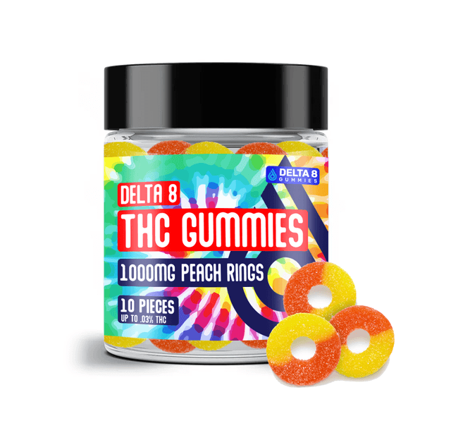 Delta 8 Peach Rings 1000mg