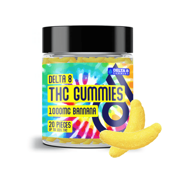 1000mg Delta 8 Bannanas Edibles