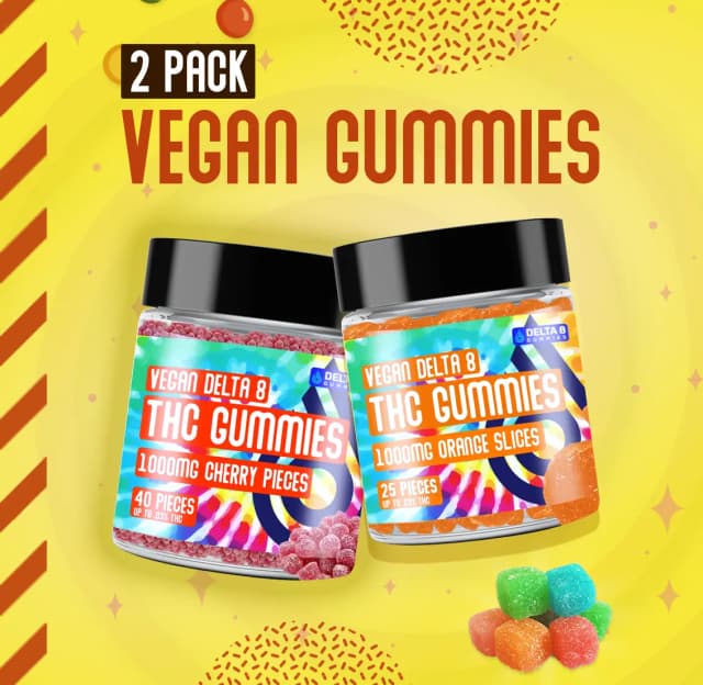 Vegan Delta 8 Gummies 2 Pack