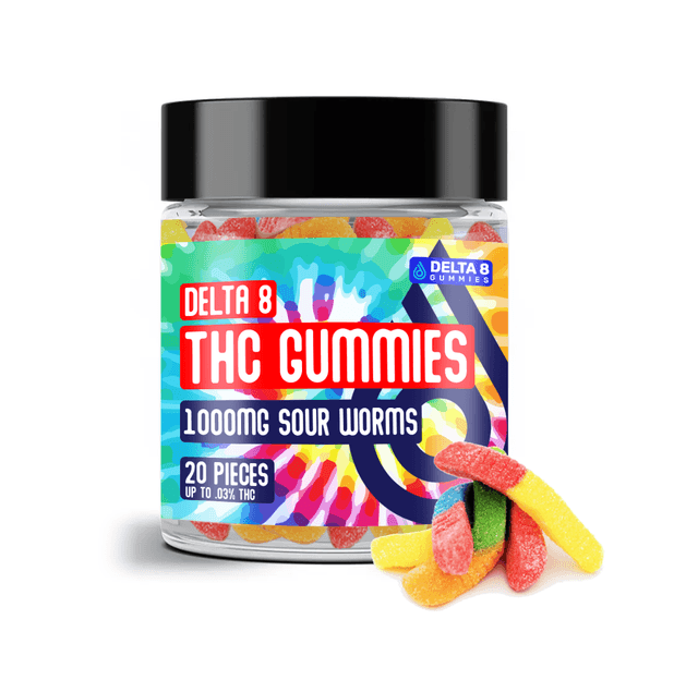 Delta 8 sour worms edibles