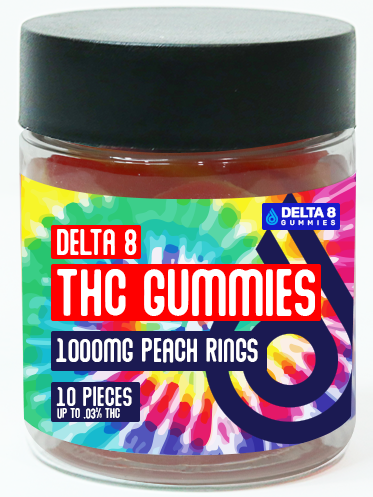 Delta 8 Peach Rings 1000mg